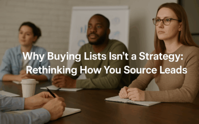 Why Buying Lists Isn’t a Strategy: Rethinking Sourcing Leads